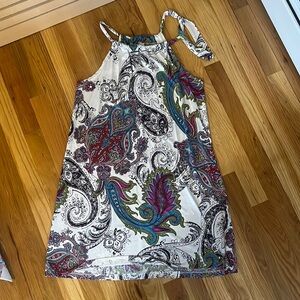 Dress, Veronica M. worn- great condition, colorful paisley design. Size M
